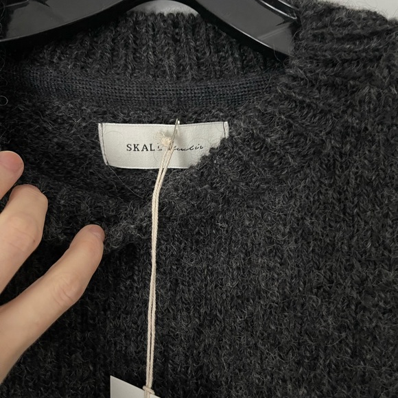 Skall Studio Lucy Knit- Charcoal Gray Wool NWT - Picture 3 of 5